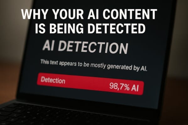 Why Your AI Content is Being Detected (And How to Fix It Instantly)