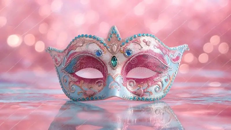 Venetian party masks