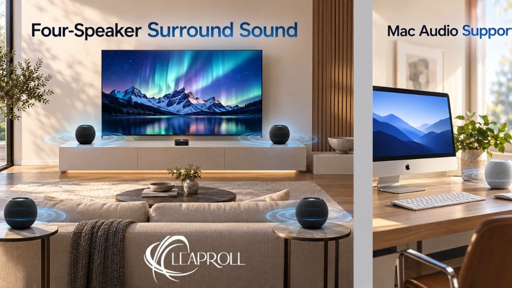 four-speaker surround sound